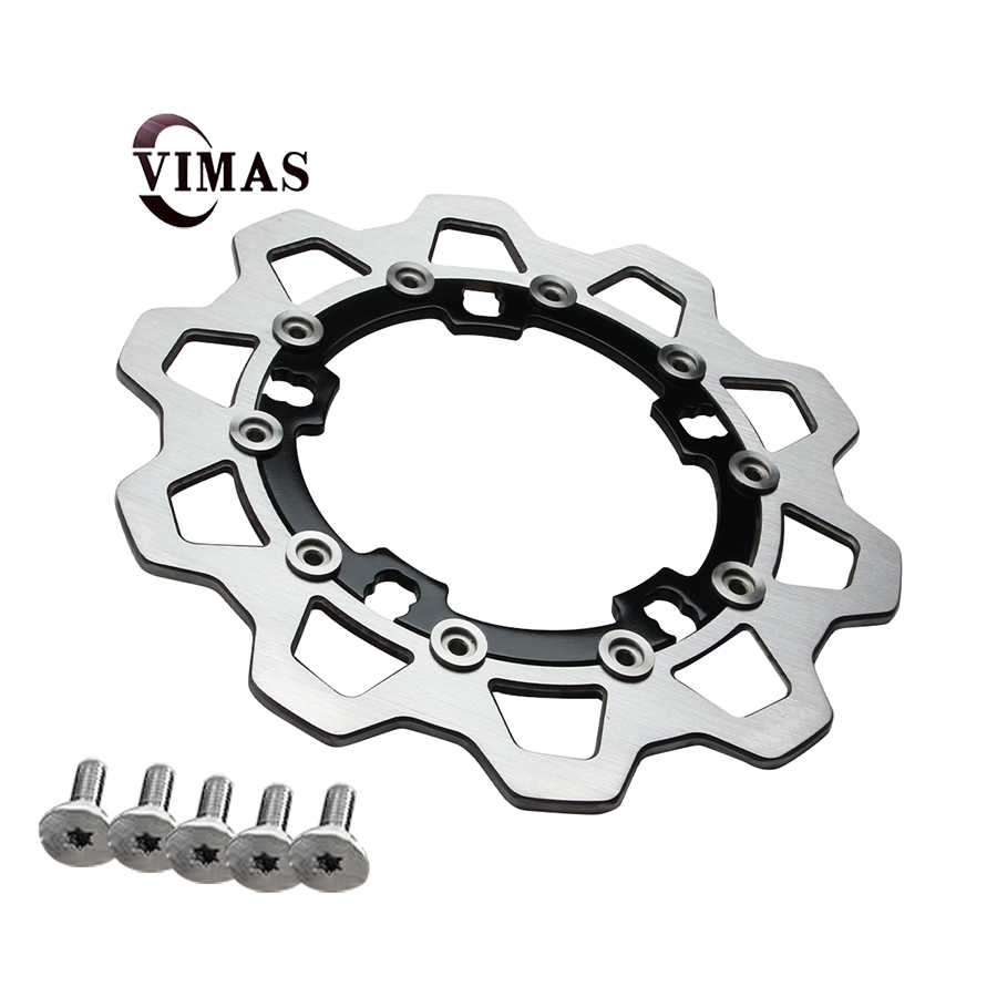 Custom Floating Brake Disc Rotors 11.5 or 11.8 with CNC Aluminum Carrier Fit for Harley-Davidson Motorcycles