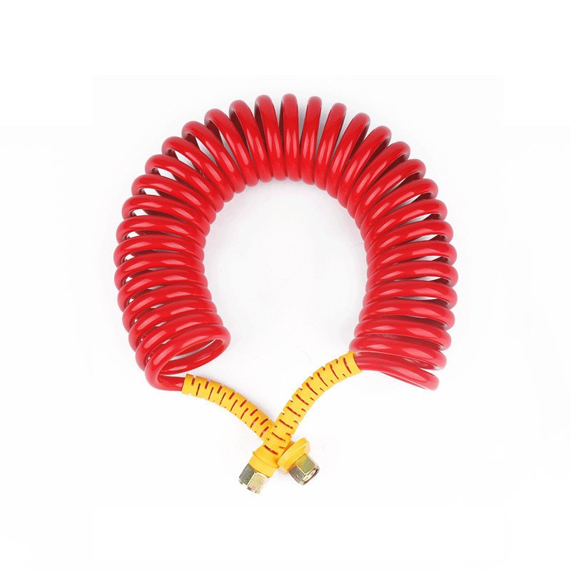 High-quality Plastic Soft and Odorless Nylon PA Spiral High-pressure air Hose Truck air Coil Hose