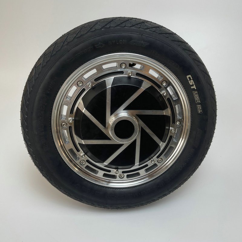 12 Inch SINGLE Shaft/axle Motor 36V48V60v1000w3000w Drum Brake Split Rim Hub for Tricycle Electric Scooter ATV Conversion PARTS