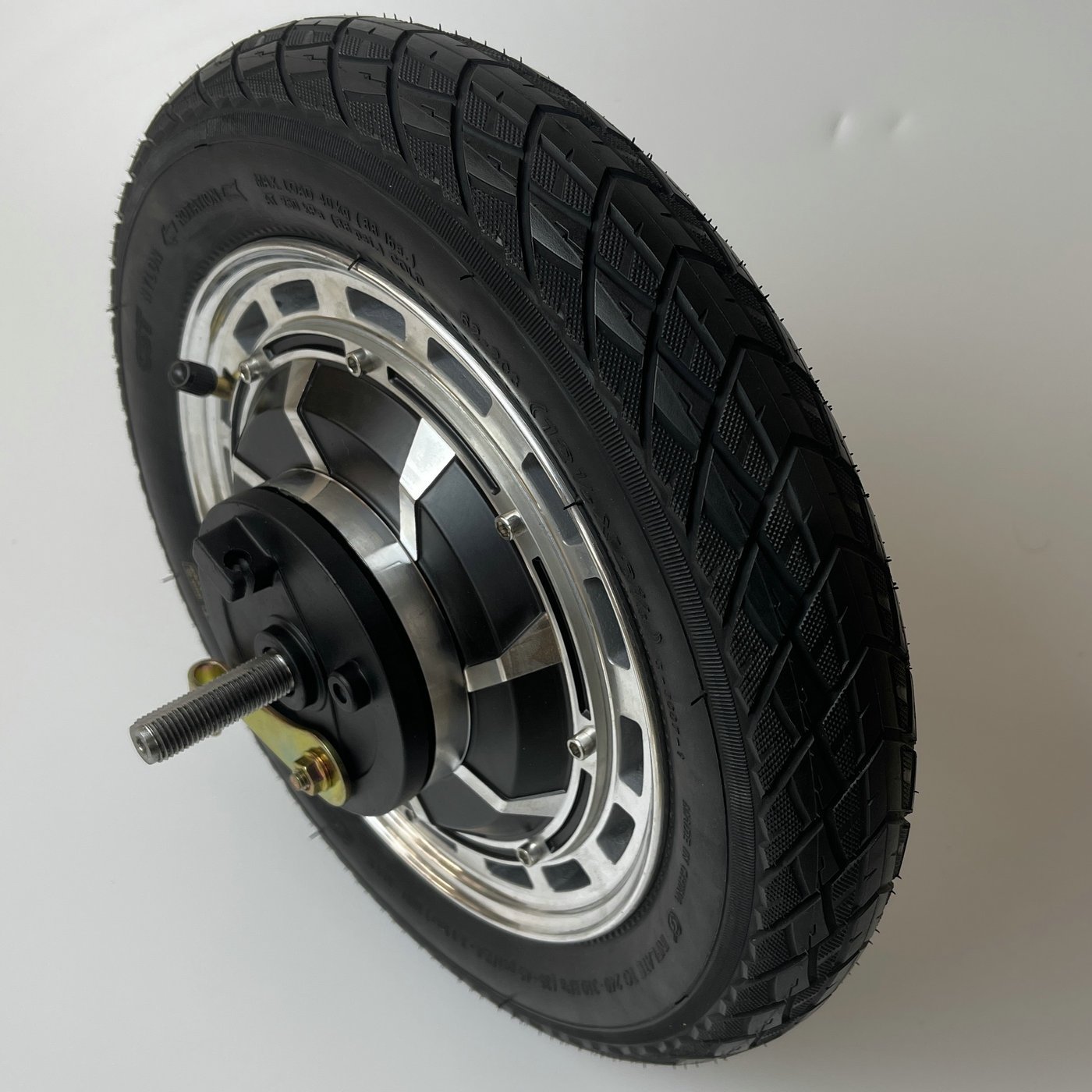 12 Inch SINGLE Shaft/axle Motor 36V48V60v1000w3000w Drum Brake Split Rim Hub for Tricycle Electric Scooter ATV Conversion PARTS