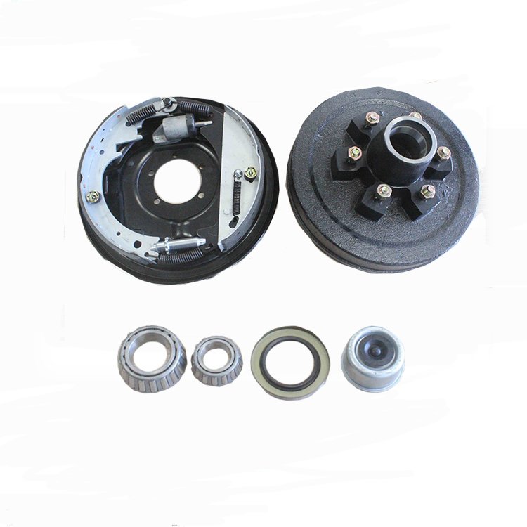 Trailer Hub with Electric Brake Hydraulic Brake Assembly Kit