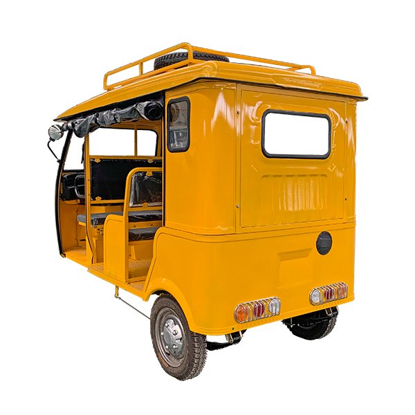 3 Wheel Motor Cycles 150cc Water Cooled Engine Auto Rickshaw 6 Seater
