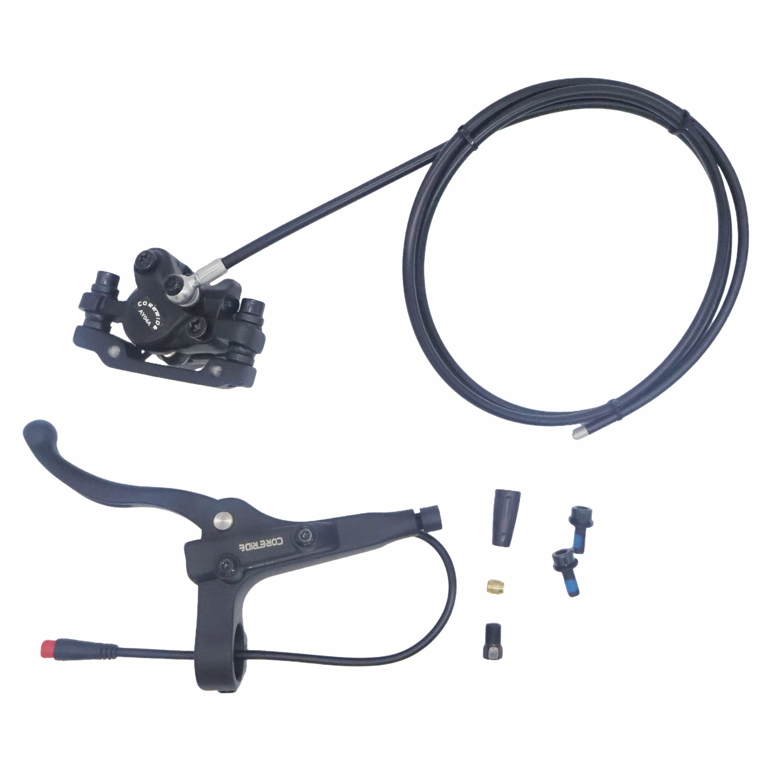 Bicycle Mechanical Disc Brake Electric Bike Escooter 2 Piston Hydraulic Brake Mountain Bike Caliper Replacement Accessories