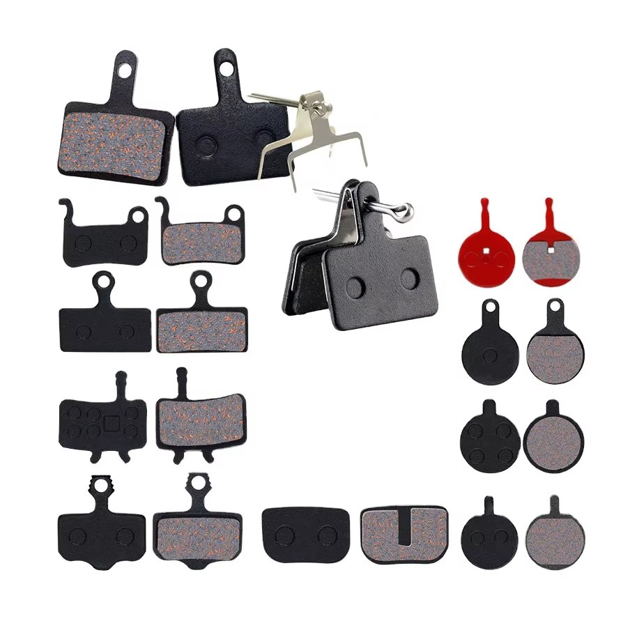 MTB Bicycle Disc Brake Pad Bike Hydraulic Disc Brake Pads Semi-Metallic Resin Cycling Brake Pads for SHMANO AVID MAGURA HAYES