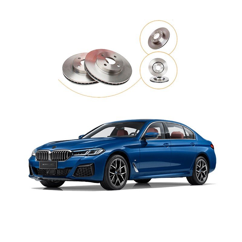 High-Performance Coated and Slotted Brake Disc / Brake Rotor for Different Brand Passenger Cars for Mazda