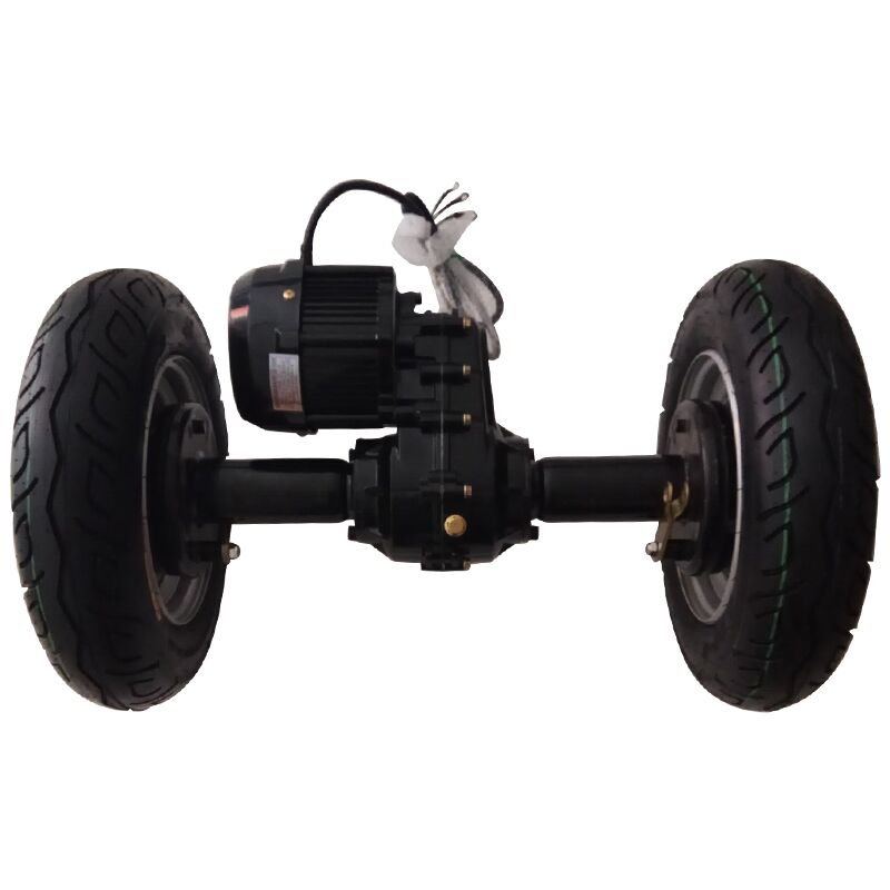 Electric High Speed Drum Brake 48 Volt Transaxle 800mm Bldc Trolley Tricycle Transaxle 1KW