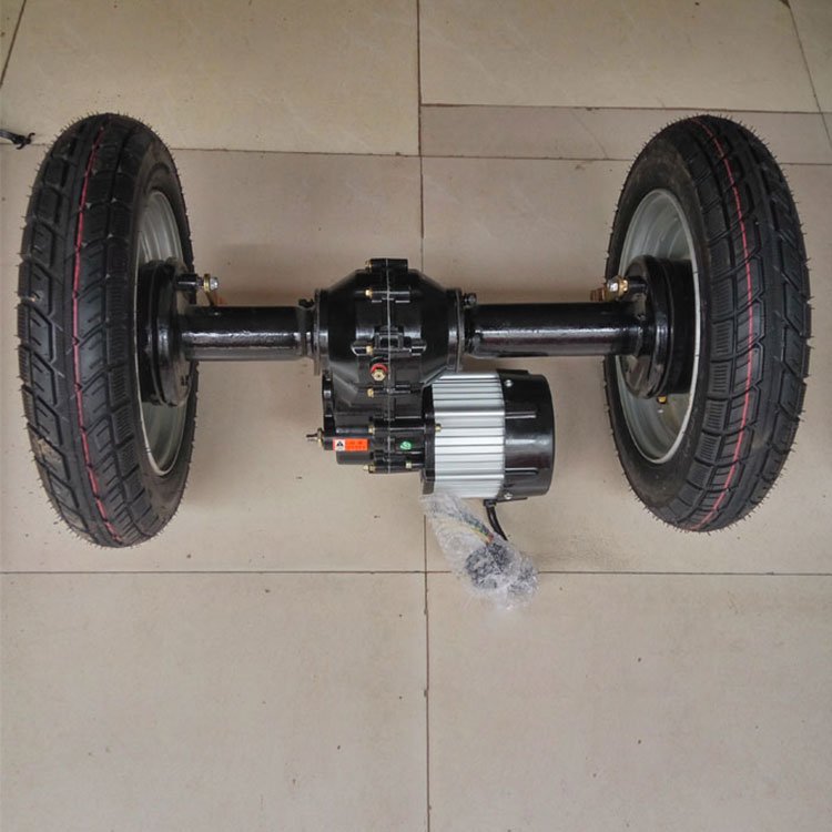 Electric High Speed Drum Brake 48 Volt Transaxle 800mm Bldc Trolley Tricycle Transaxle 1KW