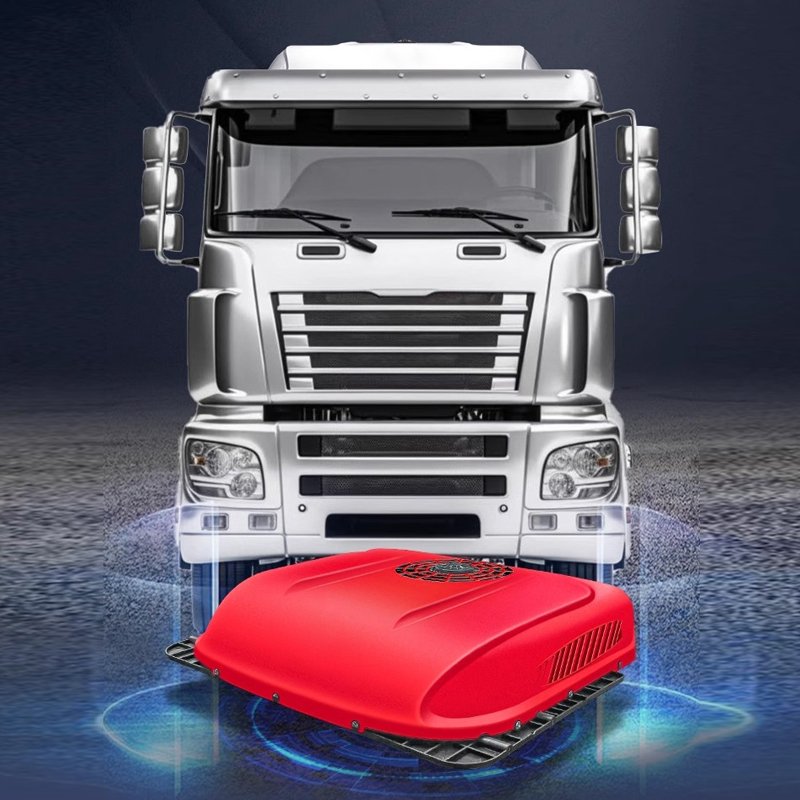 OME DC12v 24v Auto Engine Radiator Roof Mounted Cooling air Conditioner for Truck Auto Parking Car air Conditioner