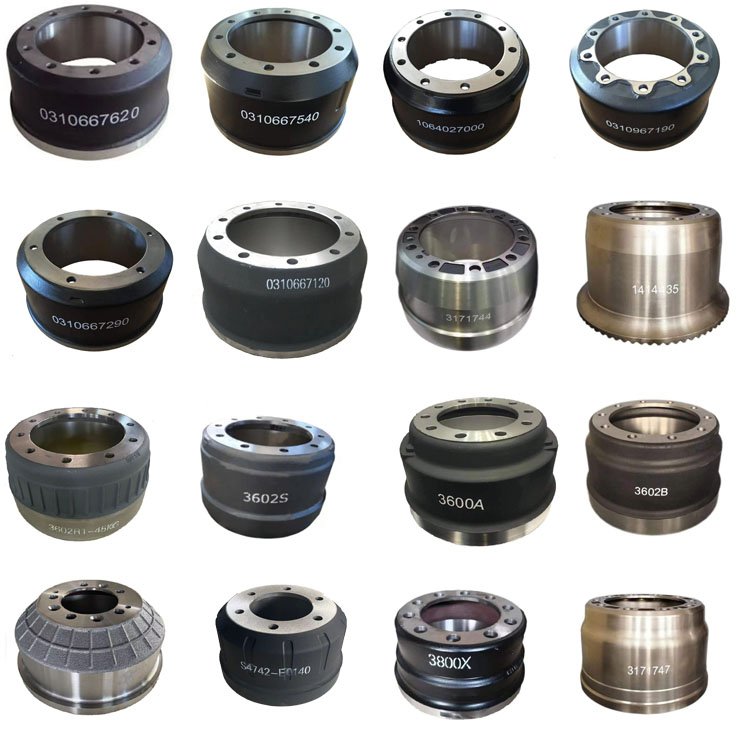 Russian Trailer Truck Parts Brake Drum for Gaz Lada Maz Kamaz Oem 53011-3502070-10 Direct Sales From Chinese Manufacturers