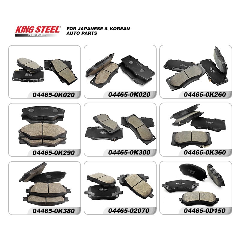 KINGSTEEL Genuine Quality Semi Metallic Ceramic Auto Brake Pads for Honda Accord Fit Civic BRV CRV Jazz City Odyssey