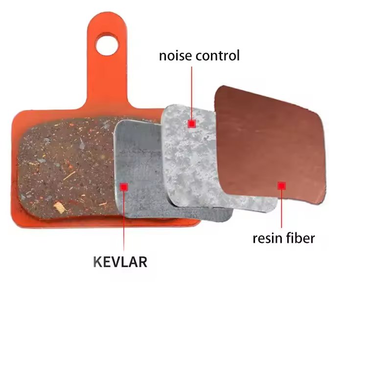 Mountain Bicycle Hydraulic Disc Brake Pads Factory Custom Cycle Semi-metallic Bike Brake Pad for MTB