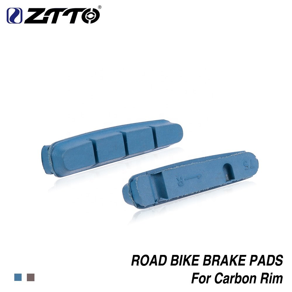 ZTTO 1 Pair Road Bike Brake Pads Shoes for CARBON RIMS 105 Lightweight Composite Materials Braking Pad