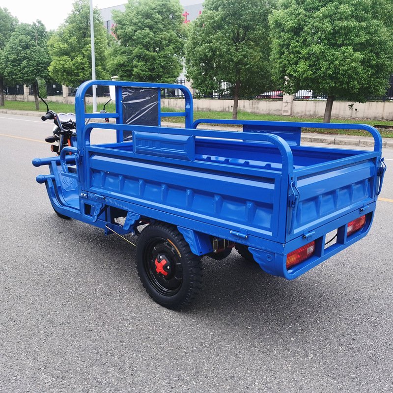 Hot Sale Electric Agricultural Tricycle Farmer's Steel Frame 3-Speed Vehicle with 60v Lead-Acid Battery for Countryside Use