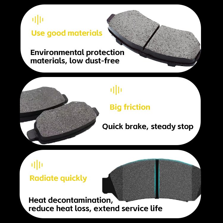 Promotion Festivals Brake Pad Manufacturers Auto Brake Pads for Citroen Renault Car Brake Pad