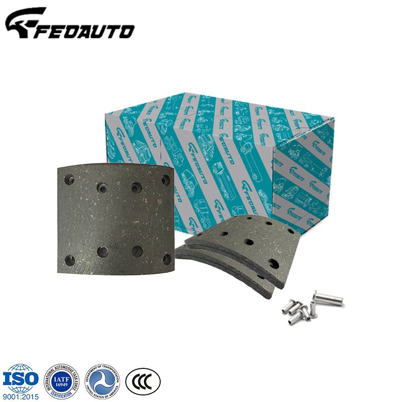 Brake Shoe Lining Manufacture Rivet Brake Lining 19486