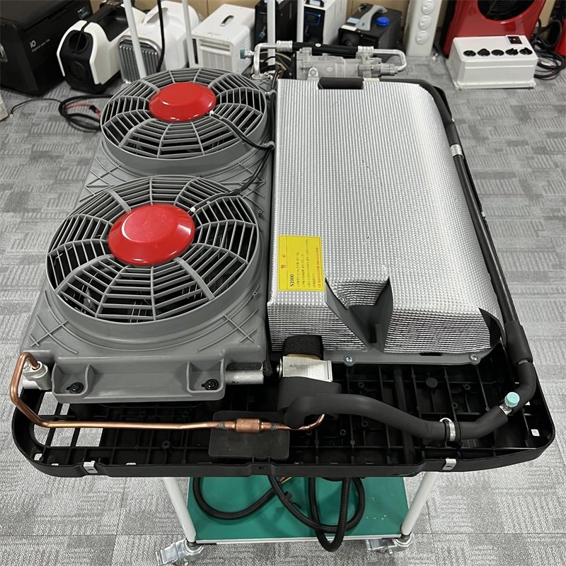 Anti-shock Truck Cab Air Conditioner DC 24V Parking Air Conditioner for Van 12v semi truck ac unit air conditioner