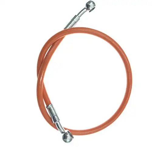 AN3 1/8TEFLO Hose Stainless Steel Braided Motorcycle Hydraulic Brake Hose Nylon/PTFE Clutch Oil Line Dirt Bike Modification Pipe