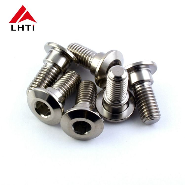 Kawasaki Yamaha Ducati Front and Rear Disc Bolt Set Brake Disc Rotor Bolt Gr5 M8 Titanium Allen Head DIN M8 X 20mm Polished Cnc