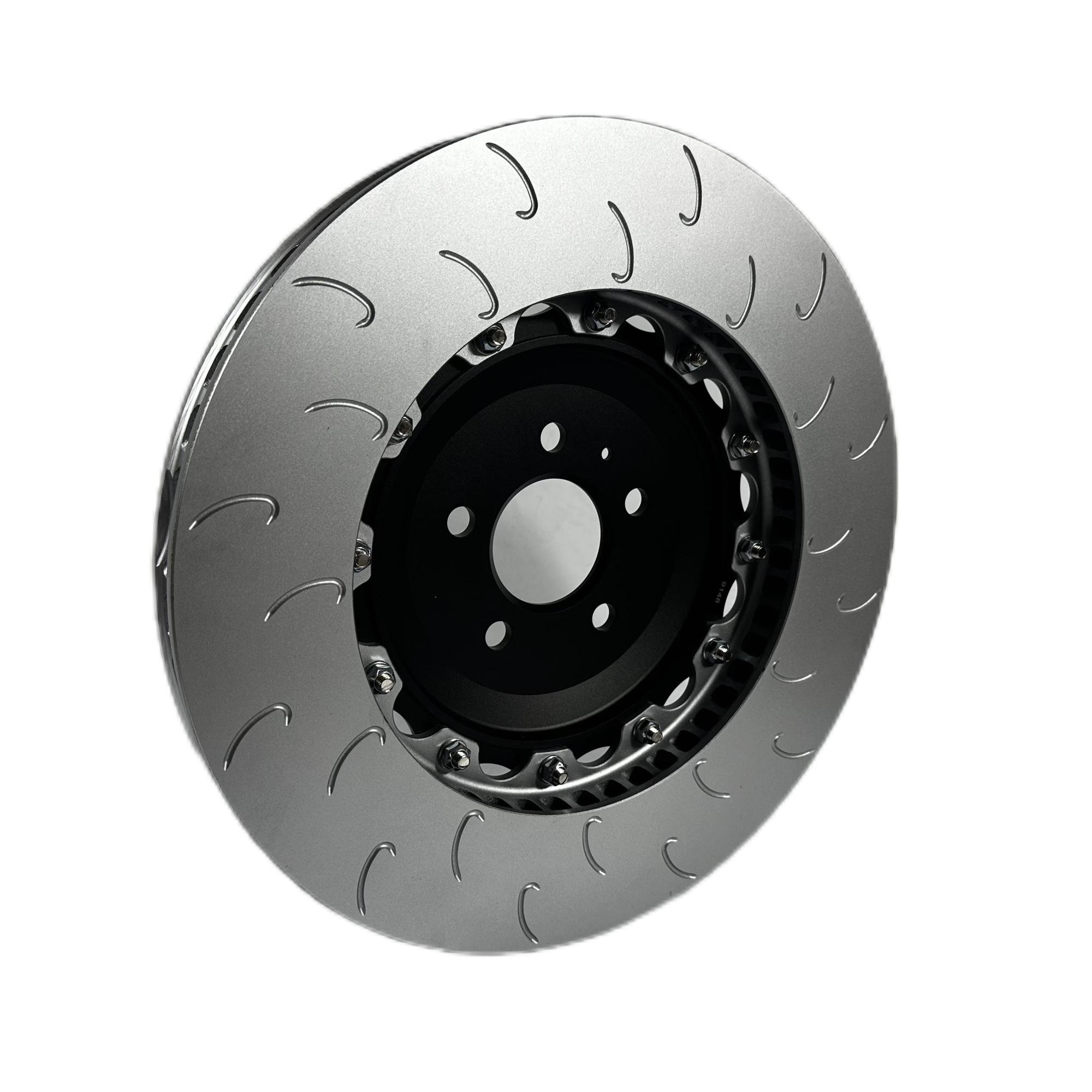 Front 400*38mm OEM 4H0615301T 2-piece Brake Disc Motorsport for Audi S6 S7 Track Day