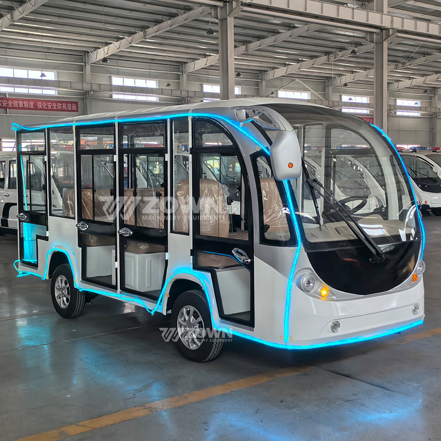Chinese Factory Wholesale Electric Car Shuttle Bus Mini School Bus Sightseeing Bus
