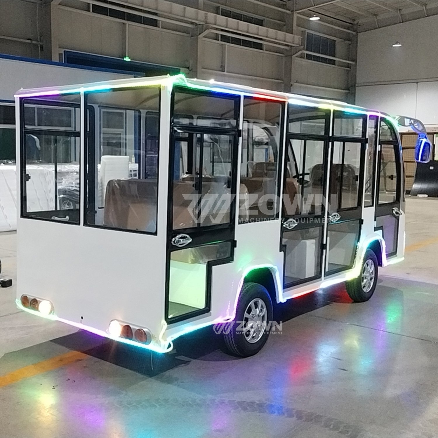 Chinese Factory Wholesale Electric Car Shuttle Bus Mini School Bus Sightseeing Bus
