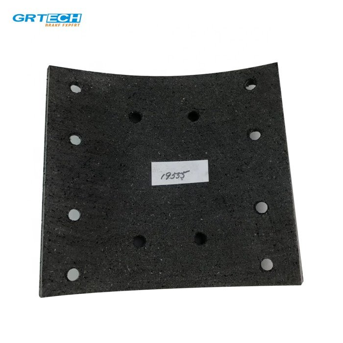 WVA 19555 Commercial Vehicles Brake Parts Non-asbestos Truck Brake Lining for Iveco
