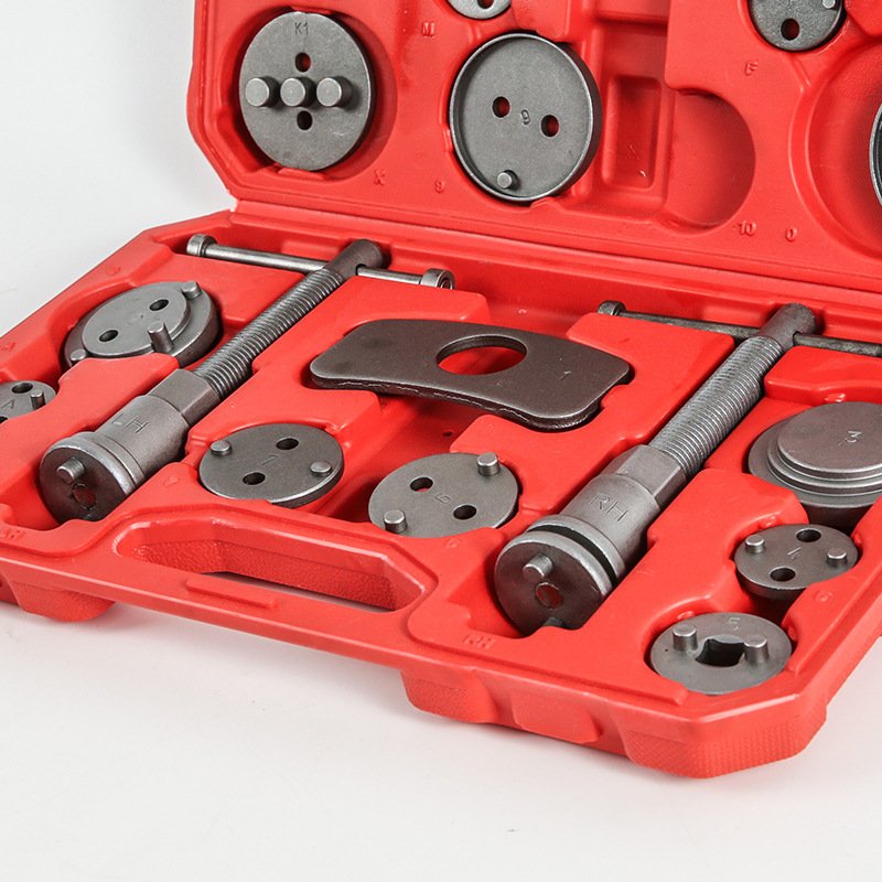 21-Piece Replacement Brake Cylinder Set Car Maintenance & Repair Disc Return Adjustment & Removal Tool for Vehicle Use