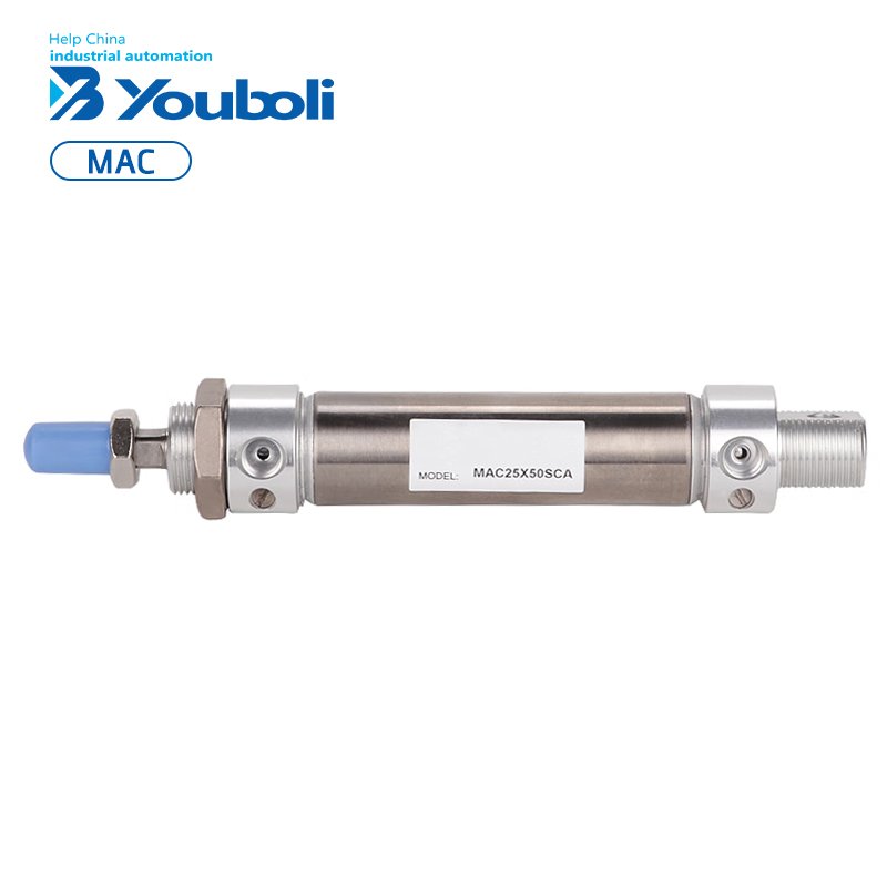 YBL MAC Series High Quality Mini Hydraulic Compact Pneumatic Cylinder Mini Cylinder Promotional Pneumatic Parts