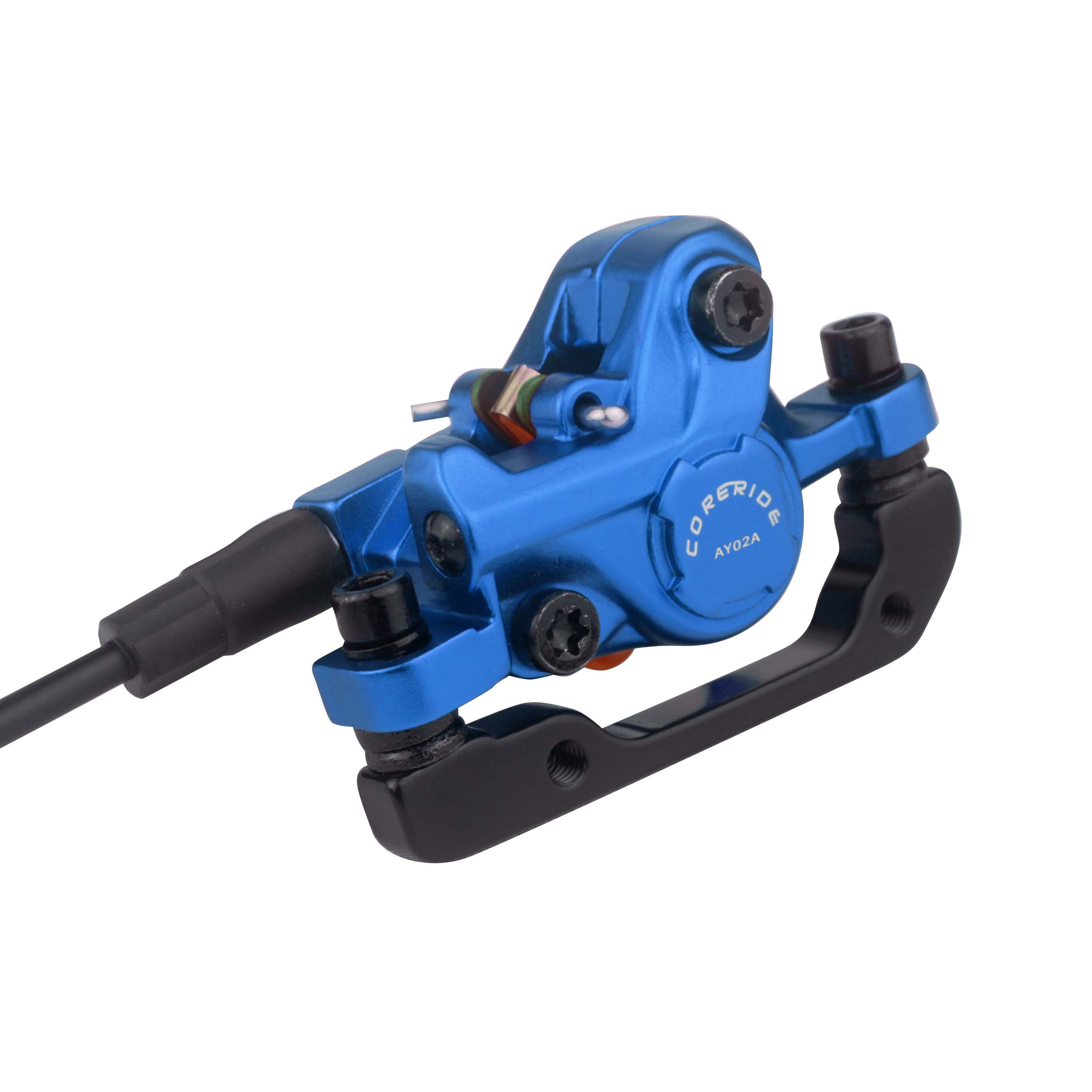 2024 Sell Well 2 Piston Aluminium Brake Caliper Hydraulic Disc Brake Mtb Blue Ebike Hydraulic Brakes for EScooter