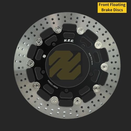 [Ready to Ship] Front Floating Brake Discs Rotors for YAMAHA R1 320MM Thk.5.8MM
