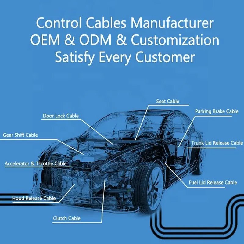 Factory Direct OEM Auto Brake Cable 5544085711 Chevrolet Toyota Renault Parking Brake Hand Brake for Cars