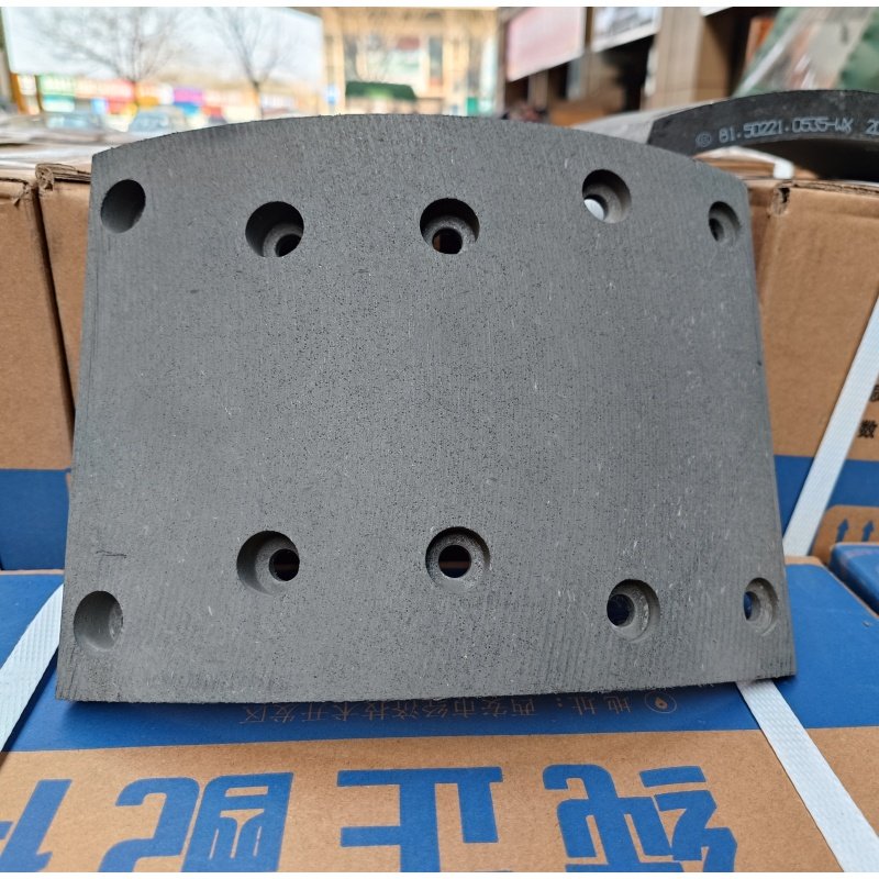 Original SHACMAN Spare Parts Brake Lining 81.50221.0540 for SHACMAN Truck