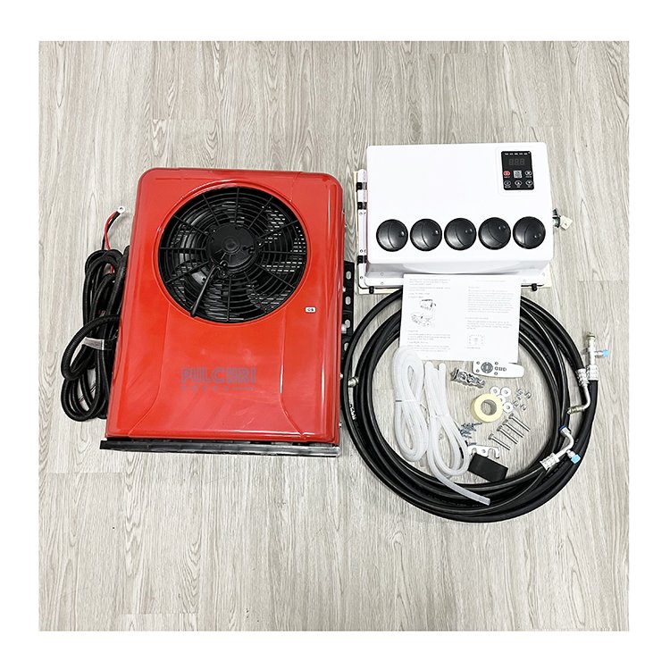 12v Air Conditioning Systems Parking Cooler 24V 12 Volt Air Conditioner for Truck Tractor
