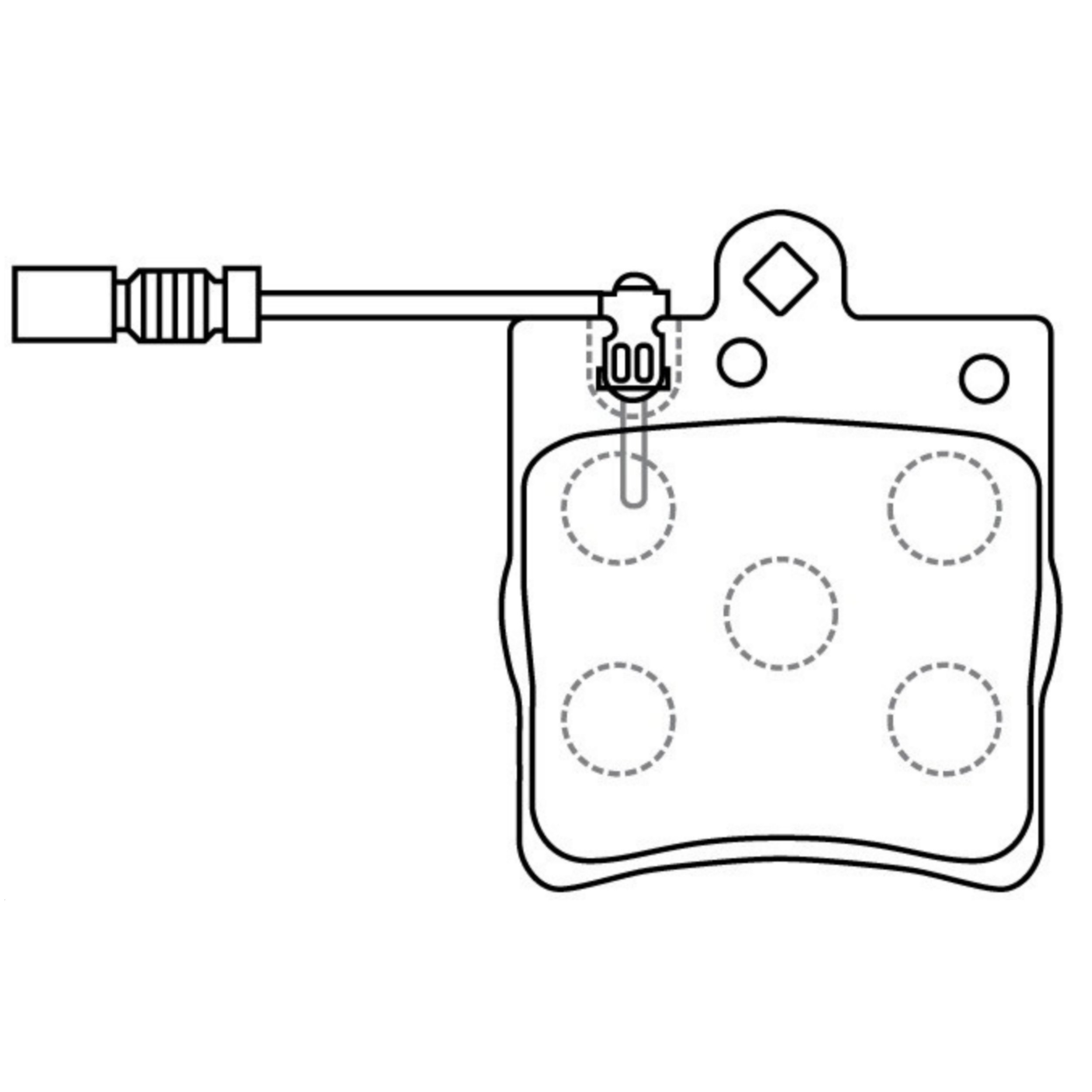 High Performance Factory Auto Parts Brake Pads OEM Disc D876/D873/wva 21898/21899 Is Rear Axle Brake for MERCEDES-BENZ