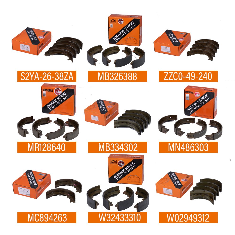 MASUMA MK-2335A Auto Brake Shoe 04495-0K010 Brake Shoe Automotive Brake System for DAIHATSU for TOYOTA Auto Car Spare Parts