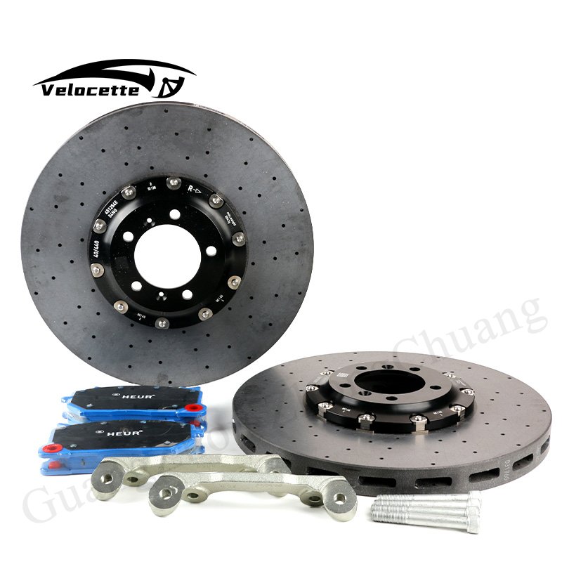 New Auto Brake System 400-420mm Carbon Ceramic Brake Disc Kit with Big Brake Caliper