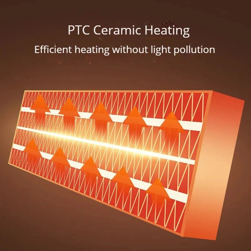Auto Wall Mounted Ptc Ceramic Heating element RC White Cooling Heating Electric Air Heater