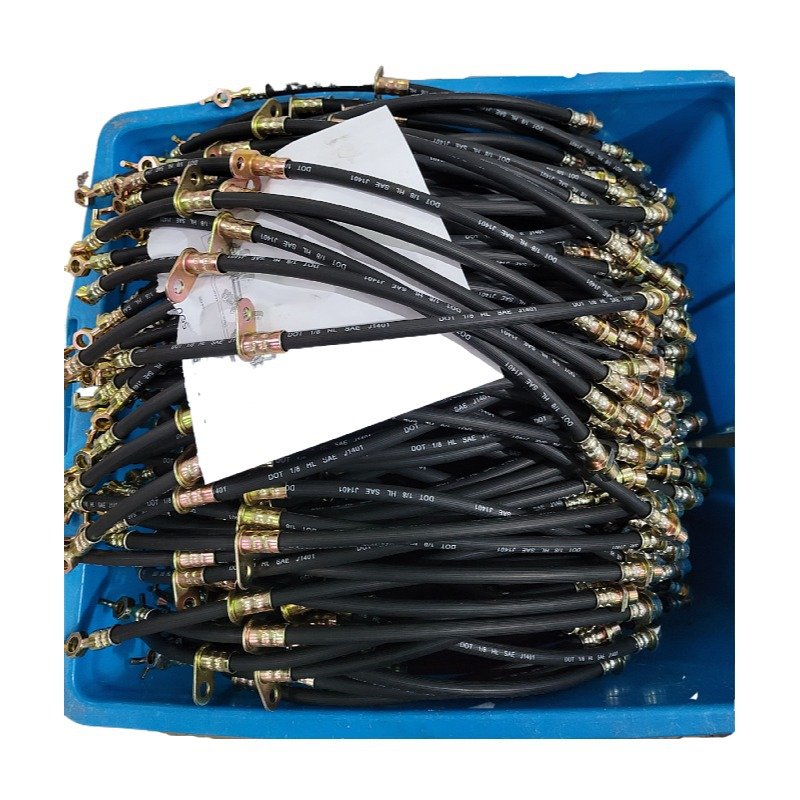 SAE J1401 1/4" Hydraulic Brake Hose Flexible Rubber Hoses Brake Hose Tube for Auto Brake System