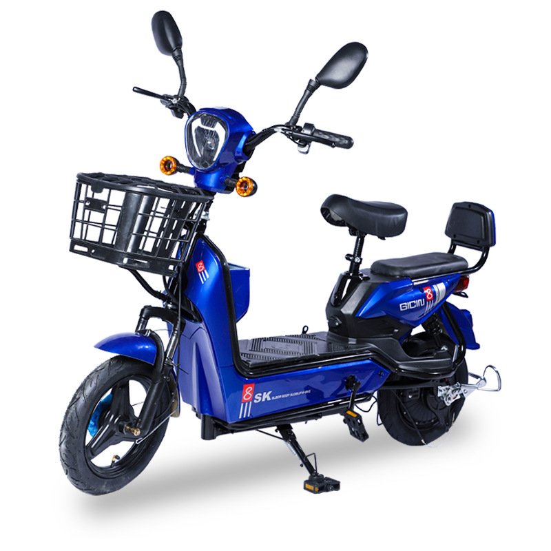 Cheap Electric Bike 12Ah 350W Made in China With Double Braking System 14 Inch Explosion Proof Vacuum Tire