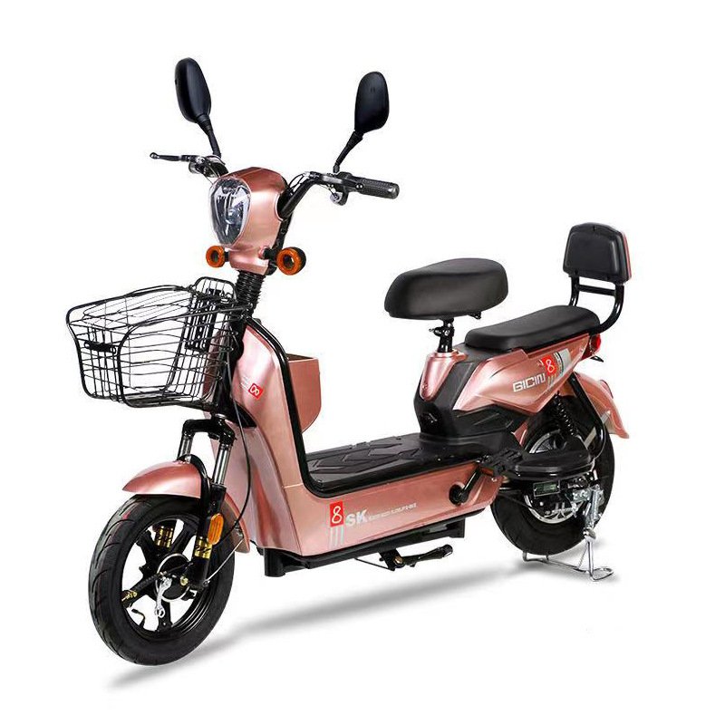 Cheap Electric Bike 12Ah 350W Made in China With Double Braking System 14 Inch Explosion Proof Vacuum Tire