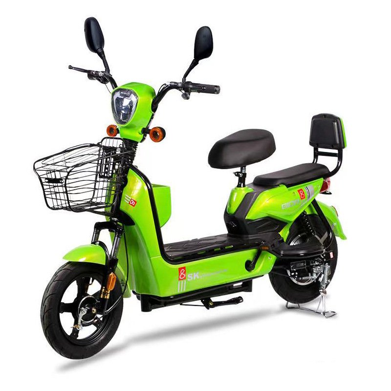 Cheap Electric Bike 12Ah 350W Made in China With Double Braking System 14 Inch Explosion Proof Vacuum Tire