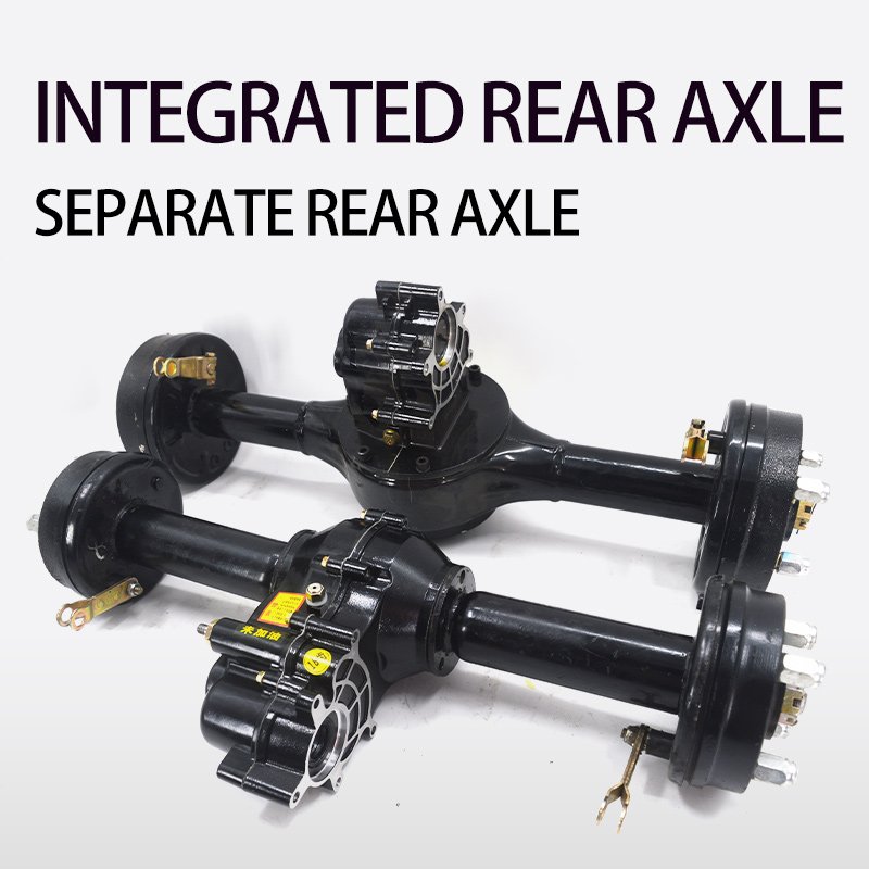 Electric Tricycle Rear Axle Assembly Drum Brake Split Low Speed Differential Motor Modification Accessories 48-60v500w
