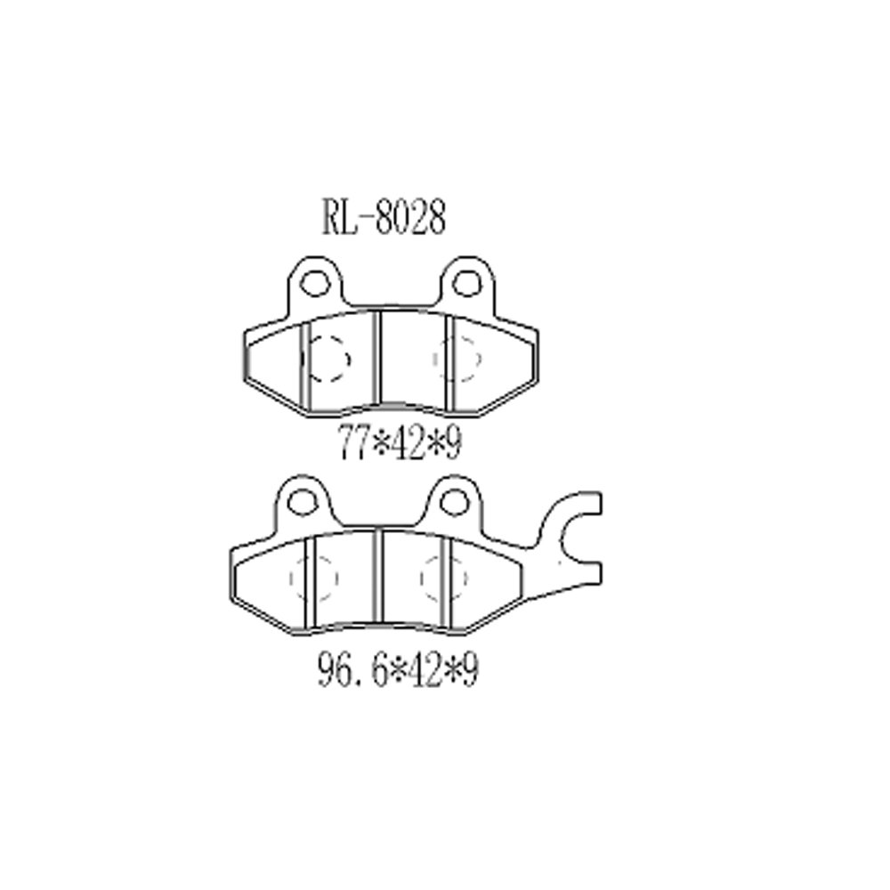 Motorbike Brake Pads Shoes Motorcycle Brake System Body Parts Accessories for Yamaha Honda Suzuki Kawasaki