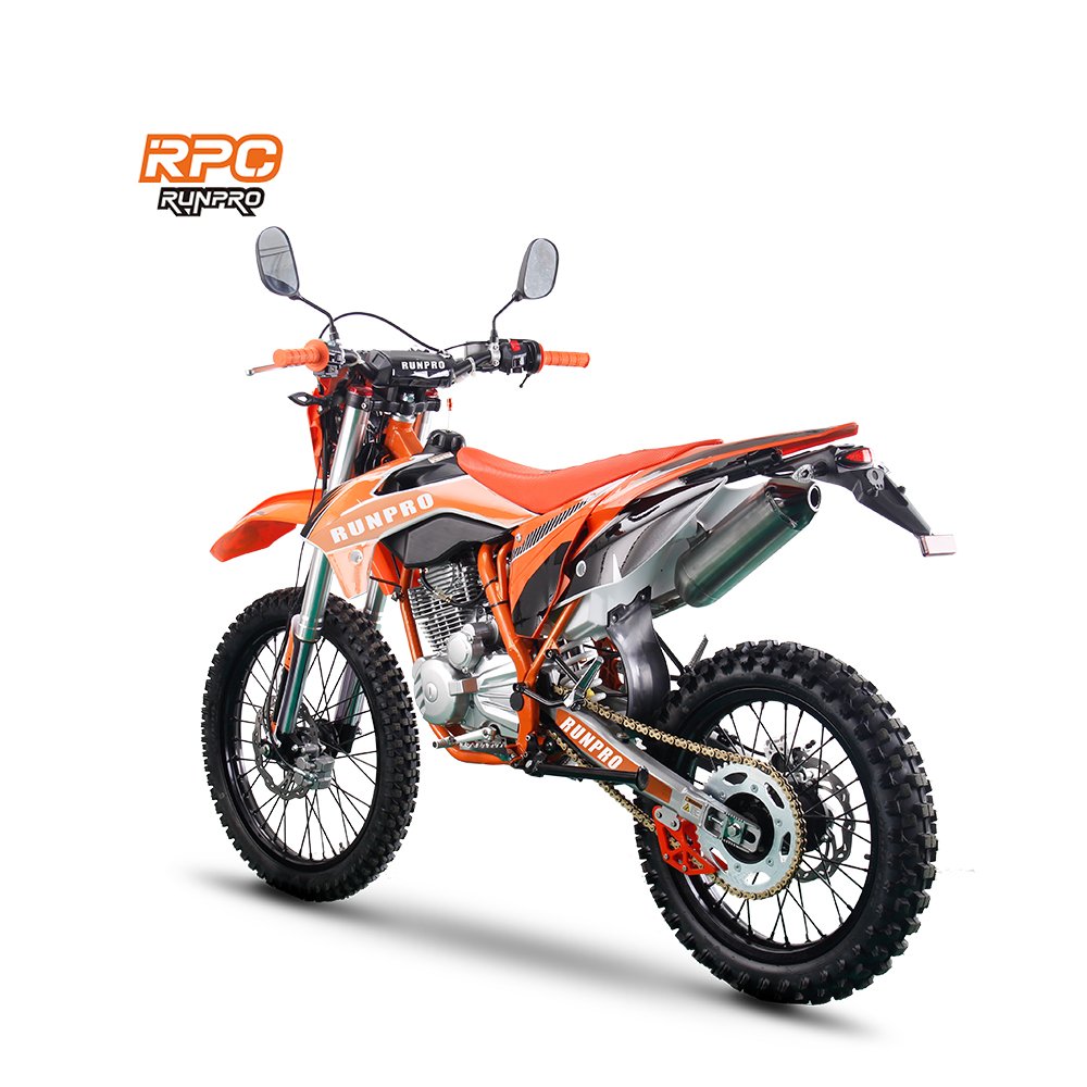 RUNPRO 250cc Off-Road Motorcycle 4-Stroke Air-Cooled Gas and Electric Fuel New Condition Dirt Bike Motocross with CE