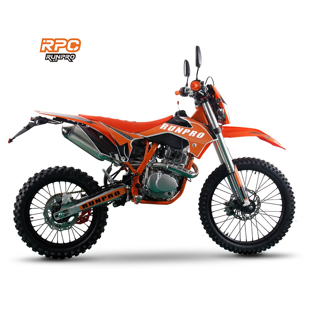 RUNPRO 250cc Off-Road Motorcycle 4-Stroke Air-Cooled Gas and Electric Fuel New Condition Dirt Bike Motocross with CE