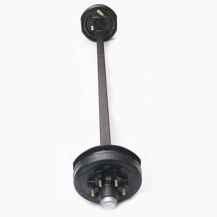 High Quality Support Australian Market 6K Electric Brake Cambered Trailer Axle 6x5.5" Fast Lube Grease