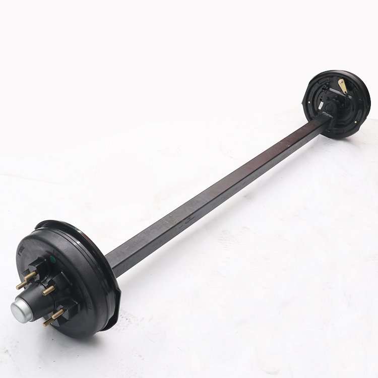 High Quality Support Australian Market 6K Electric Brake Cambered Trailer Axle 6x5.5" Fast Lube Grease