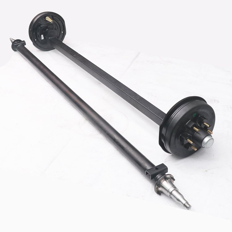 High Quality Support Australian Market 6K Electric Brake Cambered Trailer Axle 6x5.5" Fast Lube Grease