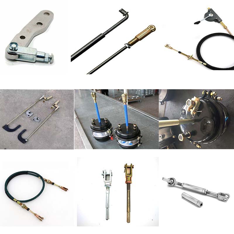 Mechanical Steering Accessories 1/4-28 Forged Steel Steering Control Handle Clevis Yokes for Automotive Universal Joints