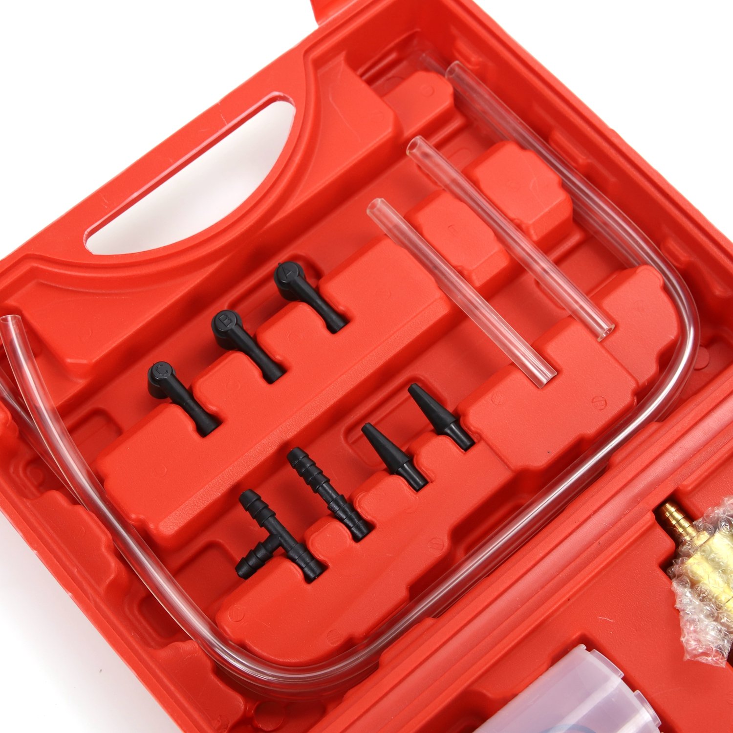 Diesel Cylinder Pressure Meter Hand Held Vacuum Pump Brake Bleeder Kit Engine Pressure Tester for Sale
